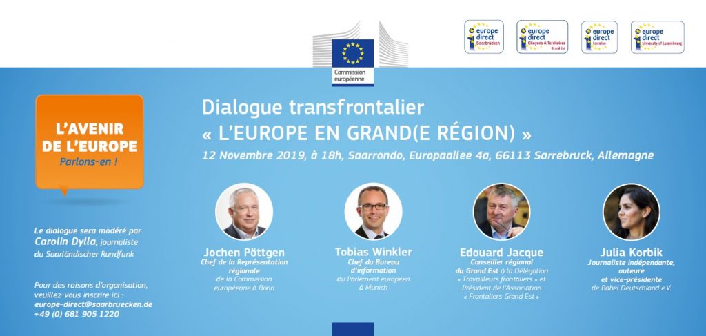 Dialogue transfrontalier LEurope en Grande Region