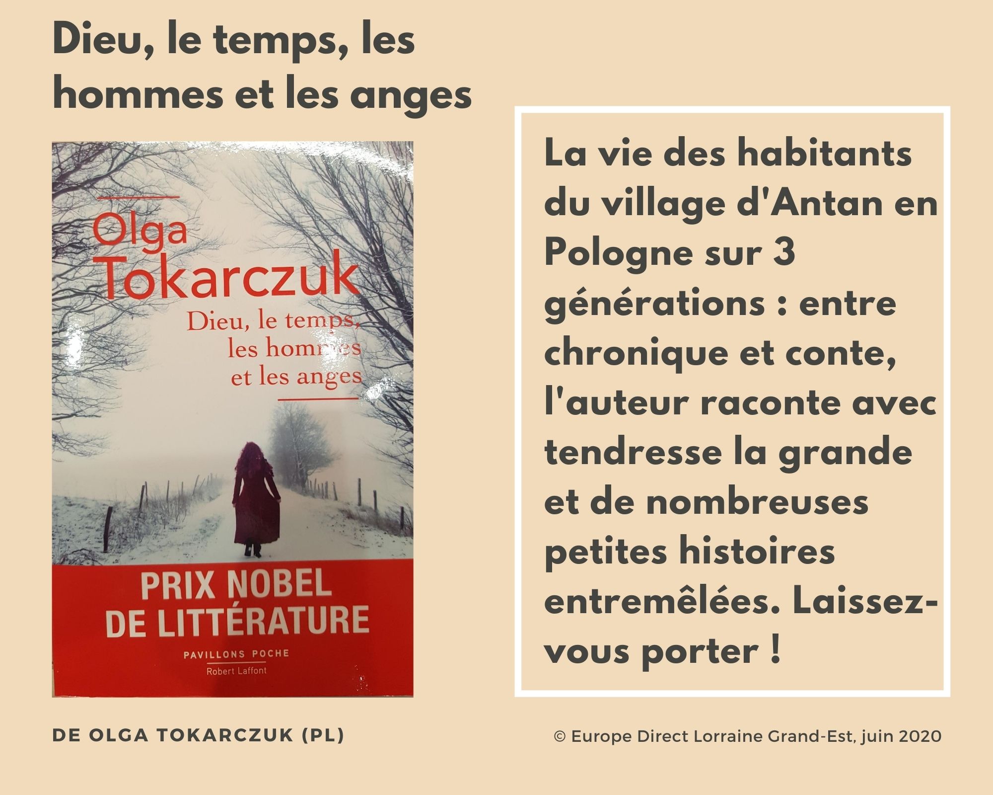 LIVRE EUROPEEN 3 Dieu le temps les hommes et les anges 