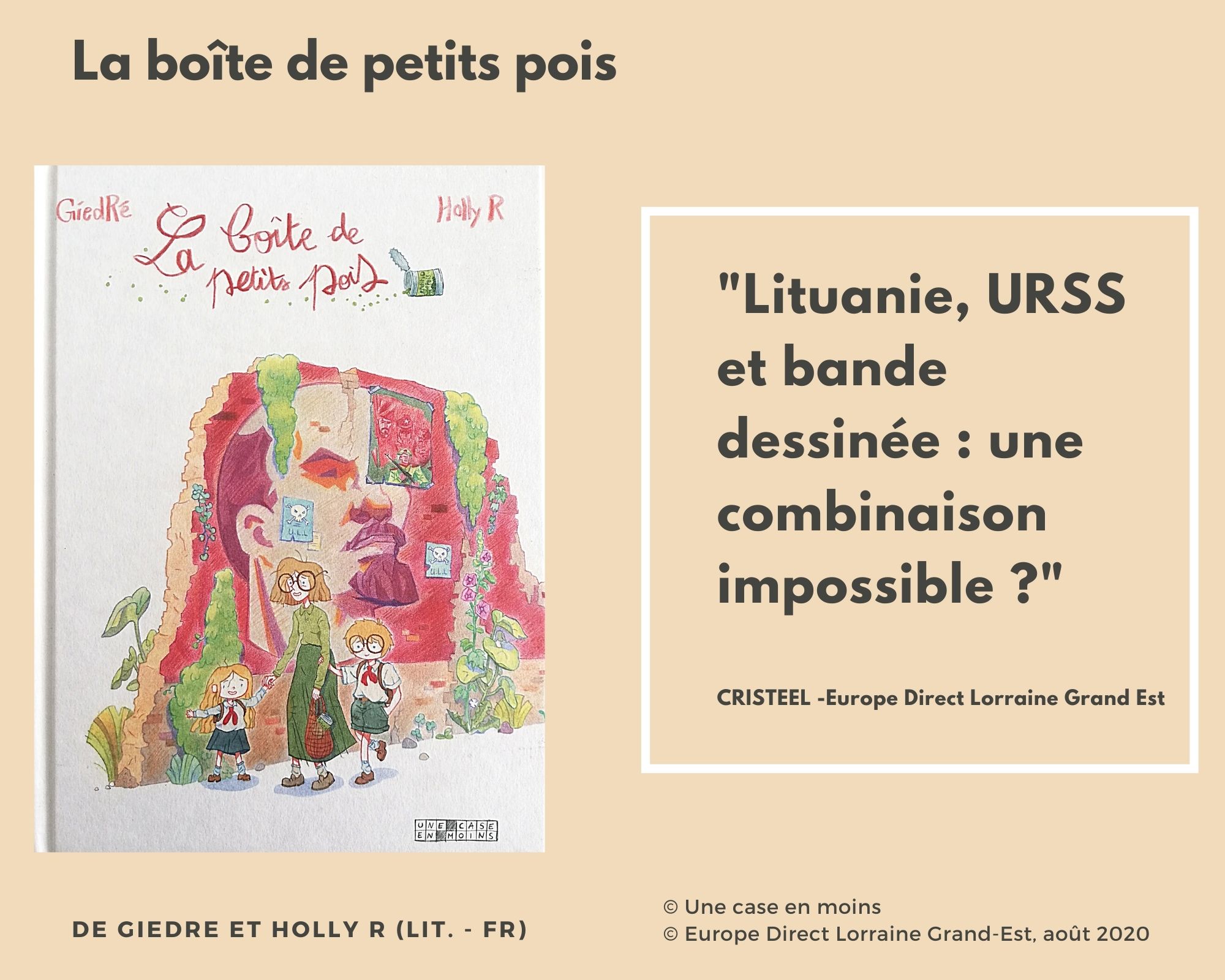 LIVRE EUROPEEN 7 La boîte de petits pois