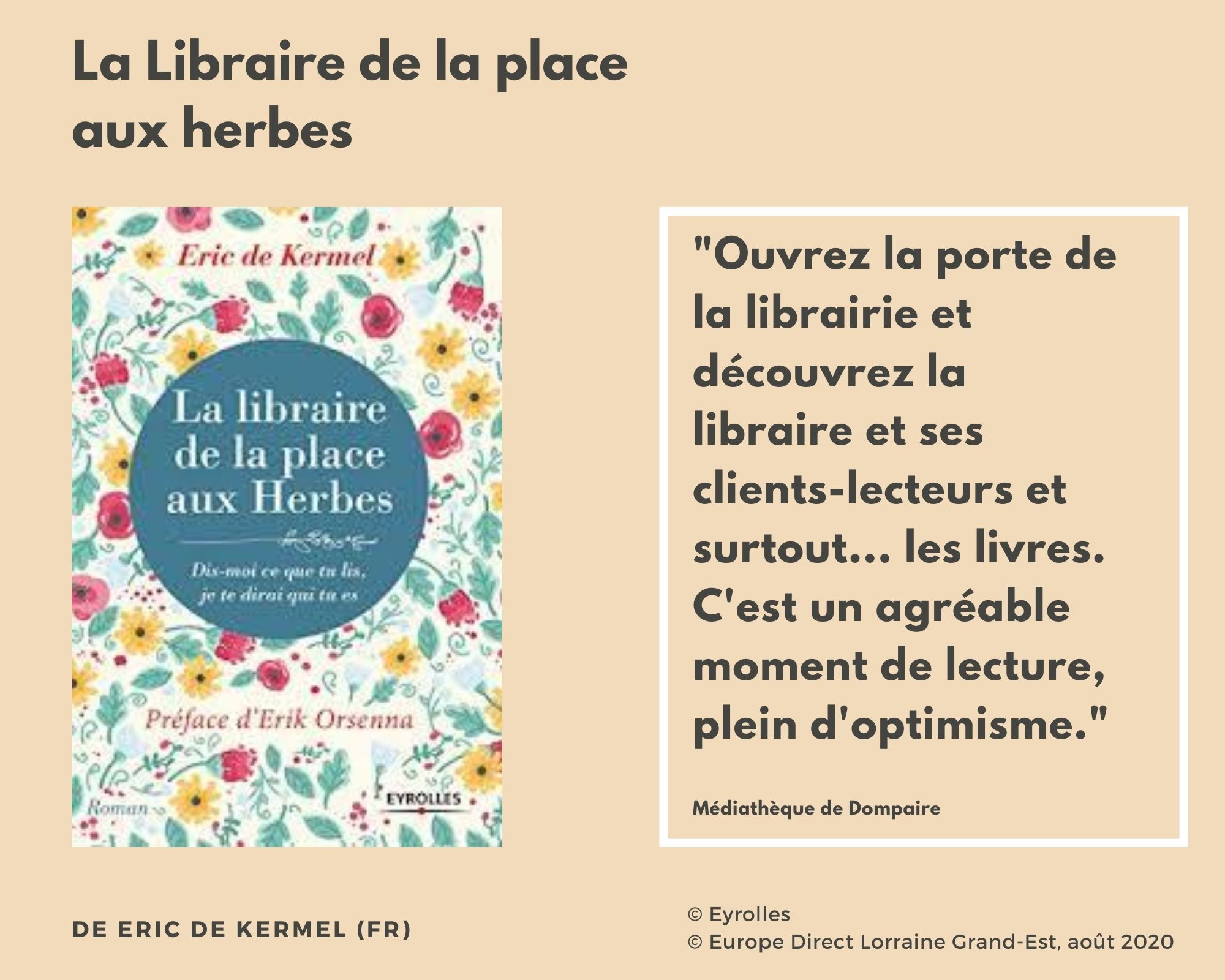 LIVRE EUROPEEN 9 La libraire de la place aux herbes