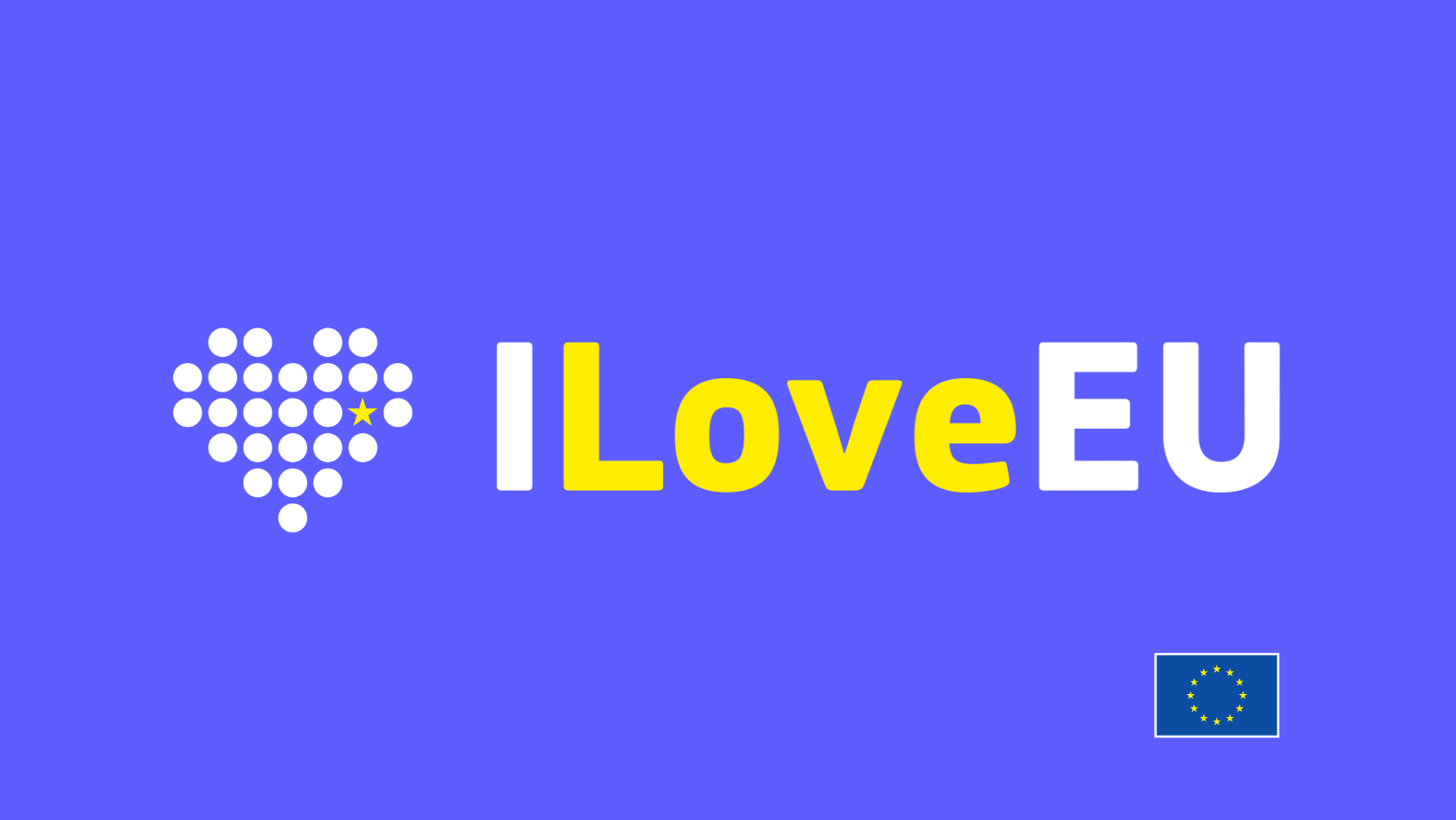 I LOVE EU Facebook cover blue